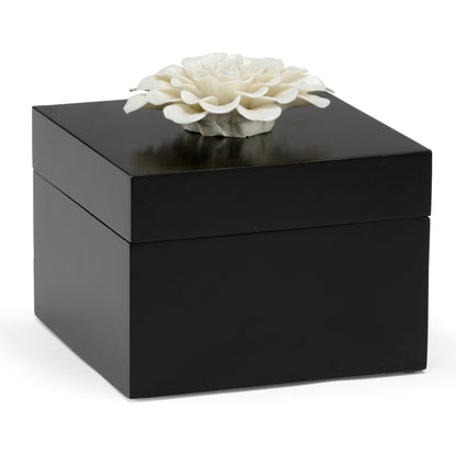 Zinnia Box by Wildwood in black, white. Made from composite in a modern style.