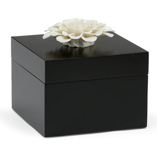 Zinnia Box by Wildwood in black, white. Made from composite in a modern style.