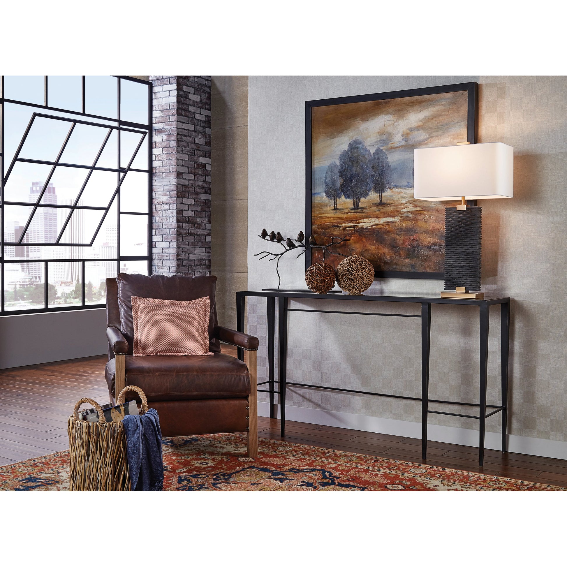 Aveline Sculpture by Wildwood in bronze. Made from iron in a transitional style.