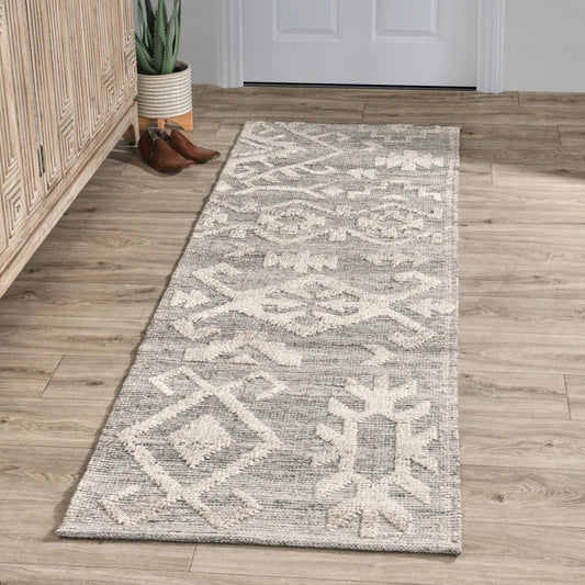 Hoeft Indoor/Outdoor Accent Rug by Villa by Classic Home in gray multi. Made from 100% polyester in a unique style.