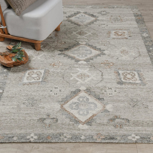 Lukens Handwoven Fabric Performance Area Accent Rug by Villa by Classic Home in multi-color. Made from 100% pet yarn in a unique style.