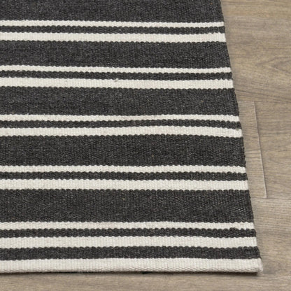 Palma Stripe Fabric Rug by Villa by Classic Home. Made from 100% pet yarn in a unique style.