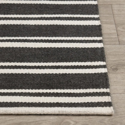 Palma Stripe Fabric Rug by Villa by Classic Home. Made from 100% pet yarn in a unique style.