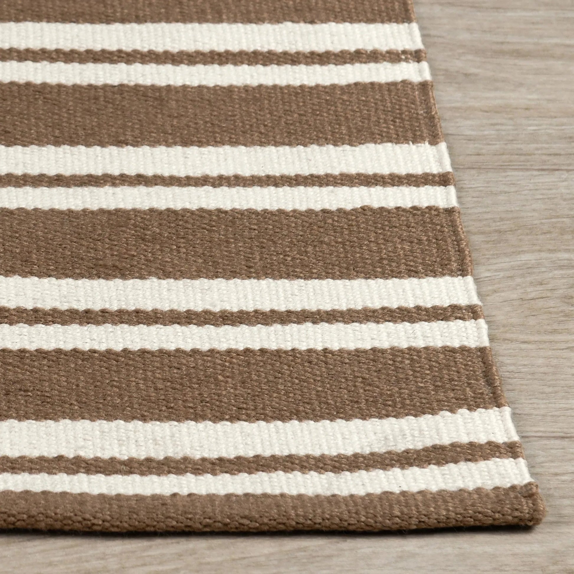 Palma Stripe Fabric Rug by Villa by Classic Home. Made from 100% pet yarn in a unique style.
