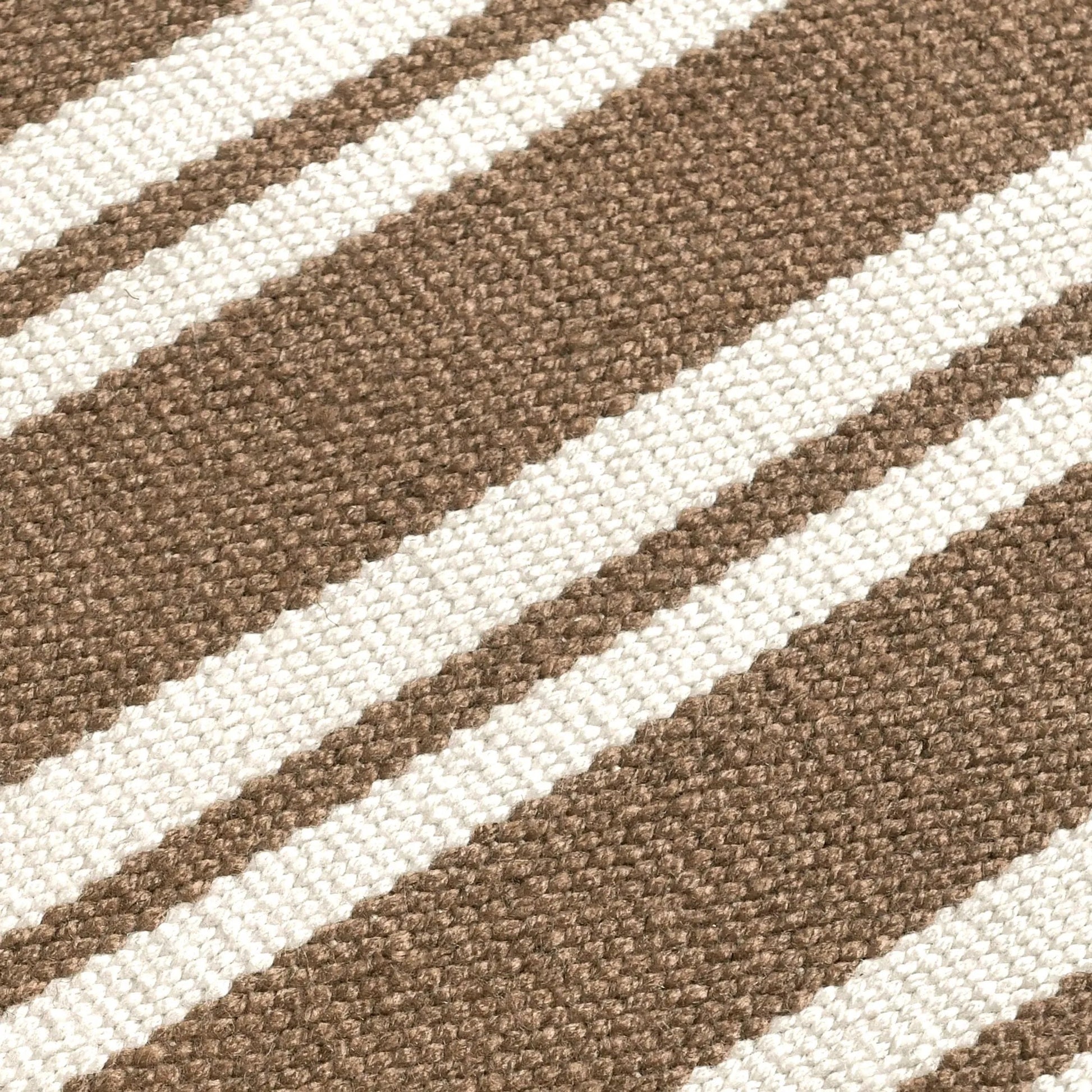 Palma Stripe Fabric Rug by Villa by Classic Home. Made from 100% pet yarn in a unique style.
