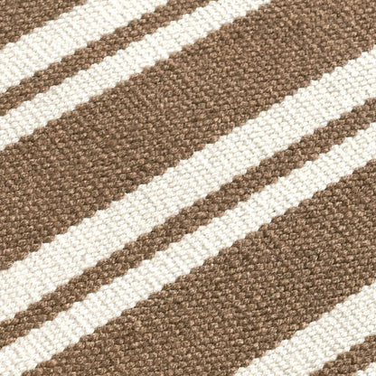 Palma Stripe Fabric Rug by Villa by Classic Home. Made from 100% pet yarn in a unique style.