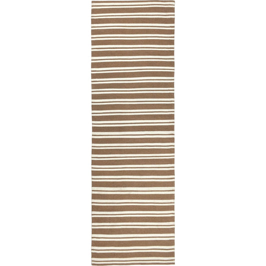 Palma Stripe Fabric Rug by Villa by Classic Home. Made from 100% pet yarn in a unique style.