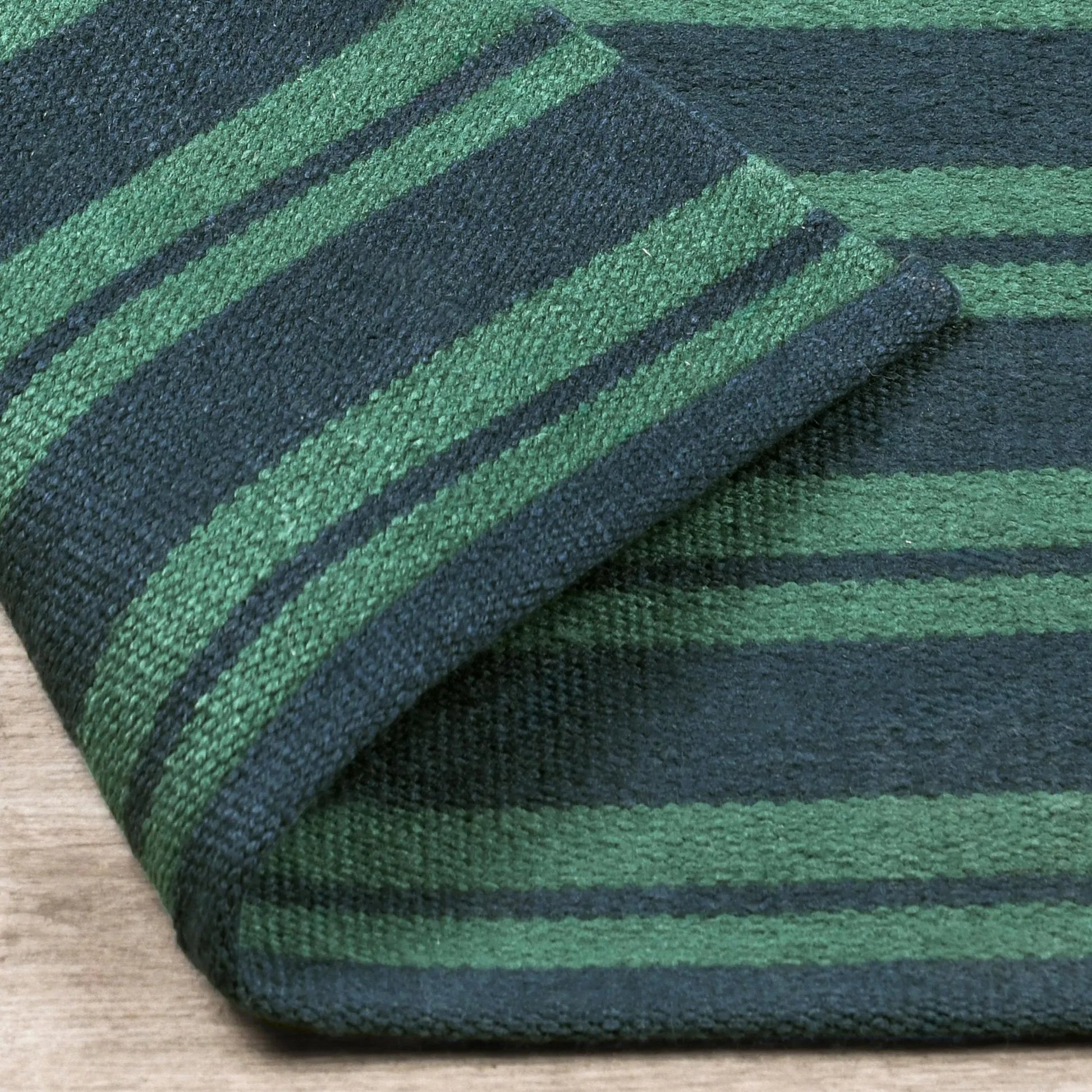 Palma Stripe Fabric Rug by Villa by Classic Home. Made from 100% pet yarn in a unique style.