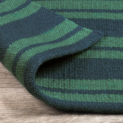 Palma Stripe Fabric Rug by Villa by Classic Home. Made from 100% pet yarn in a unique style.