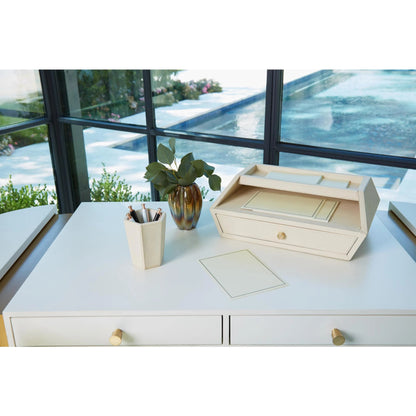 Ribbed Vase by Global Views in irys gelp. Made from art glass in a eclectic & global style.