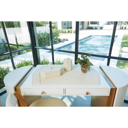 Ribbed Vase by Global Views in irys gelp. Made from art glass in a eclectic & global style.