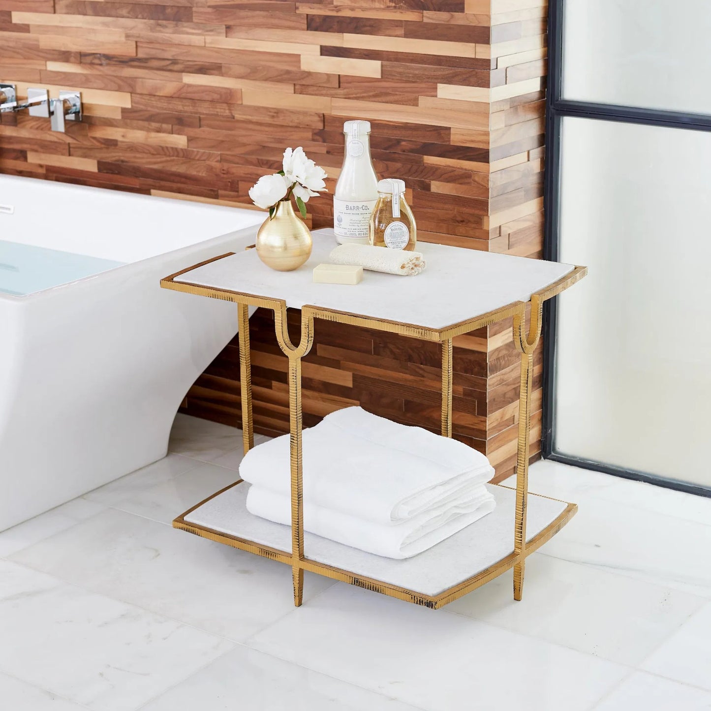 004 SI-2446376 | Lifestyle | Curve Side Table by Global Views. Made from unique in a modern style.