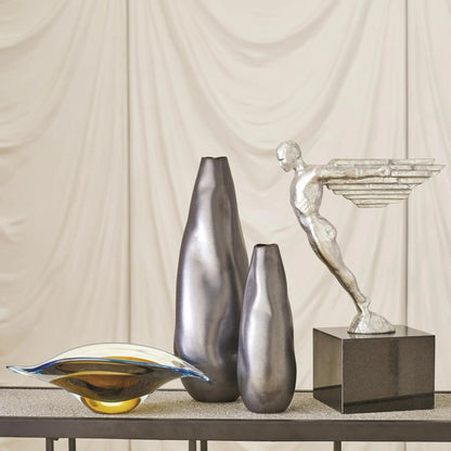Bent Leaf Bowl by Global Views. Made from art glass in a unique style.