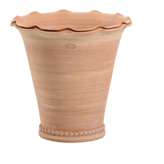 Impruneta Fluted Pot by Wildwood. Made from terracotta in a rustic style.