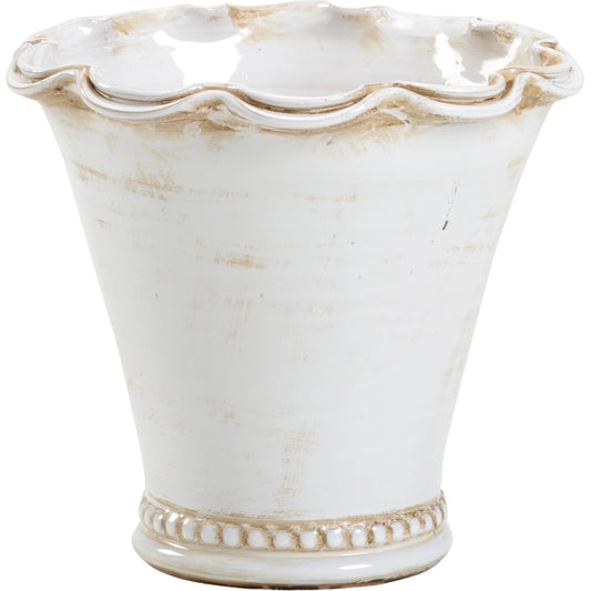 Impruneta Fluted Pot by Wildwood. Made from terracotta in a rustic style.