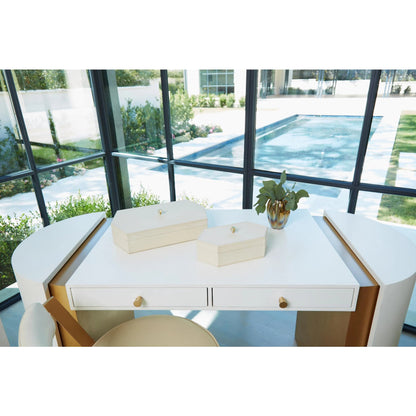 Ribbed Vase by Global Views in irys gelp. Made from art glass in a eclectic & global style.