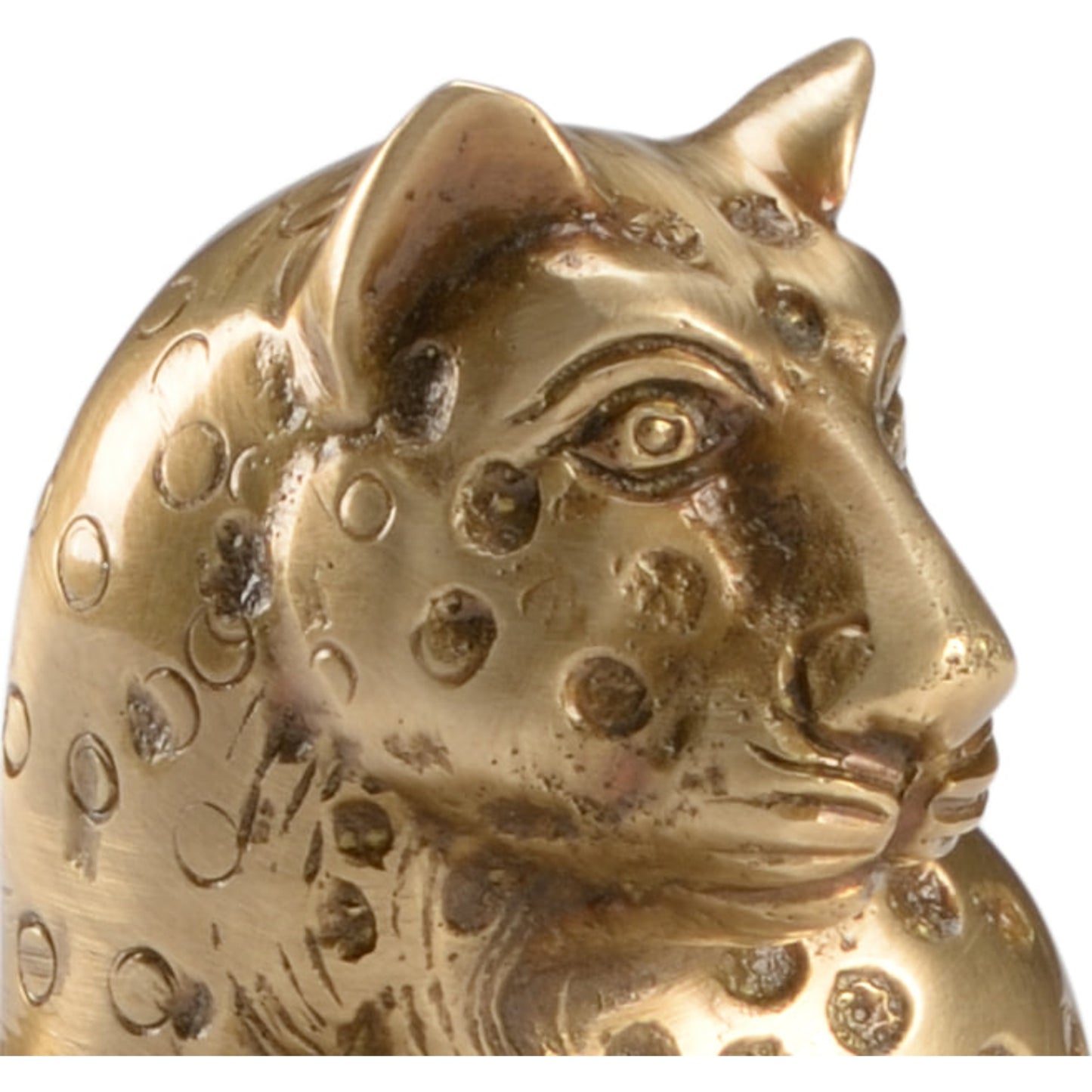 002 SR-837108 | Closeup | Brass Cat Candlestick by Wildwood in antique, black. Made from brass, aluminum in a eclectic & global style.