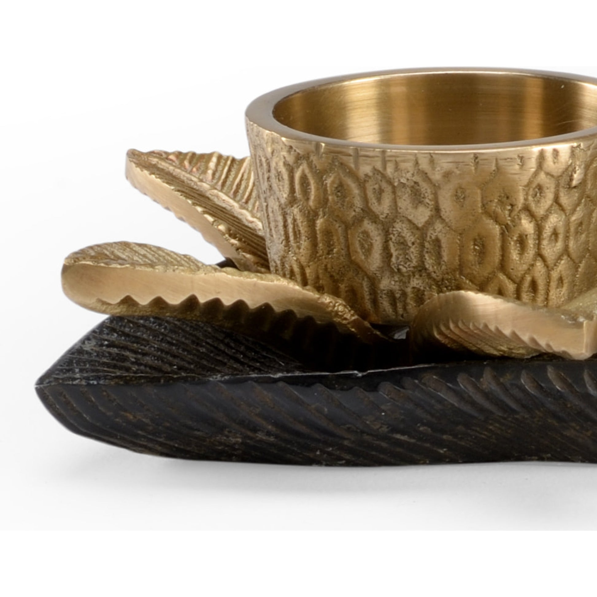 Brass Cat Candlestick by Wildwood in antique, black. Made from brass, aluminum in a eclectic & global style.