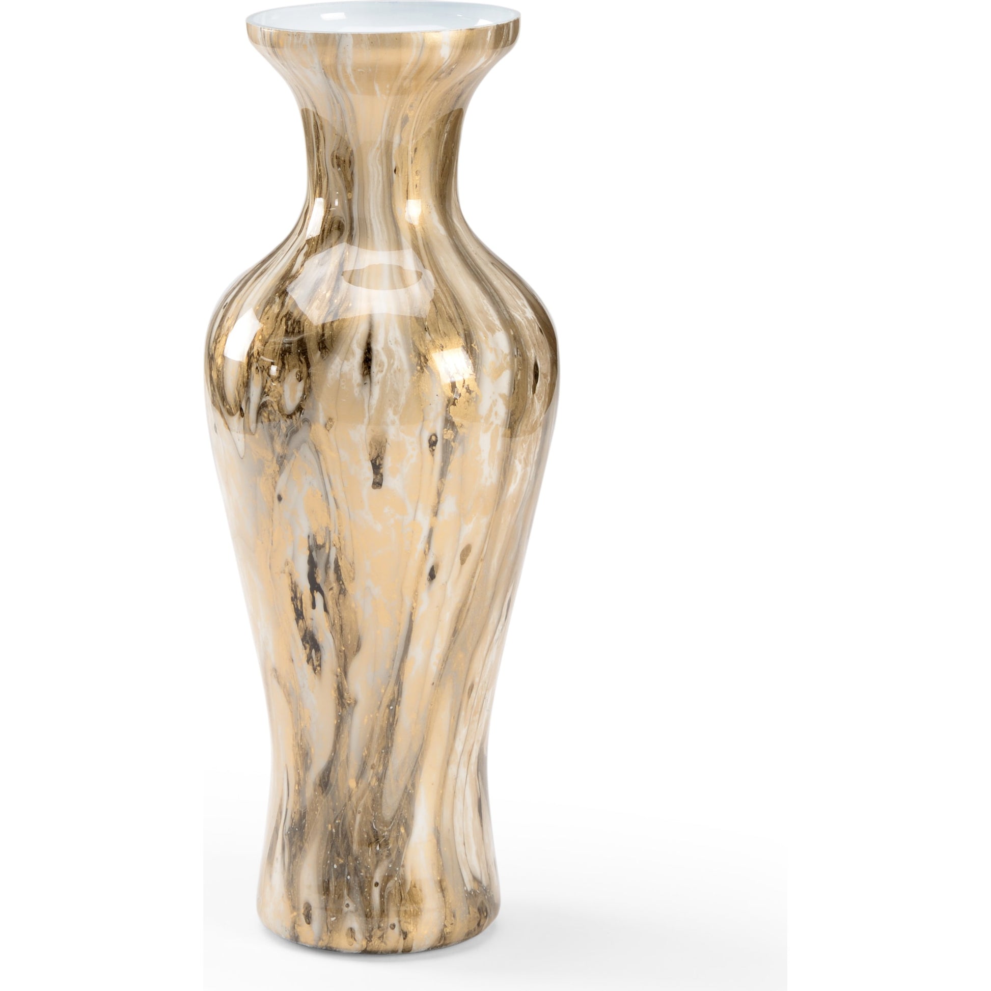 Calacatta Gold Vase by Wildwood. Made from unique in a transitional style.