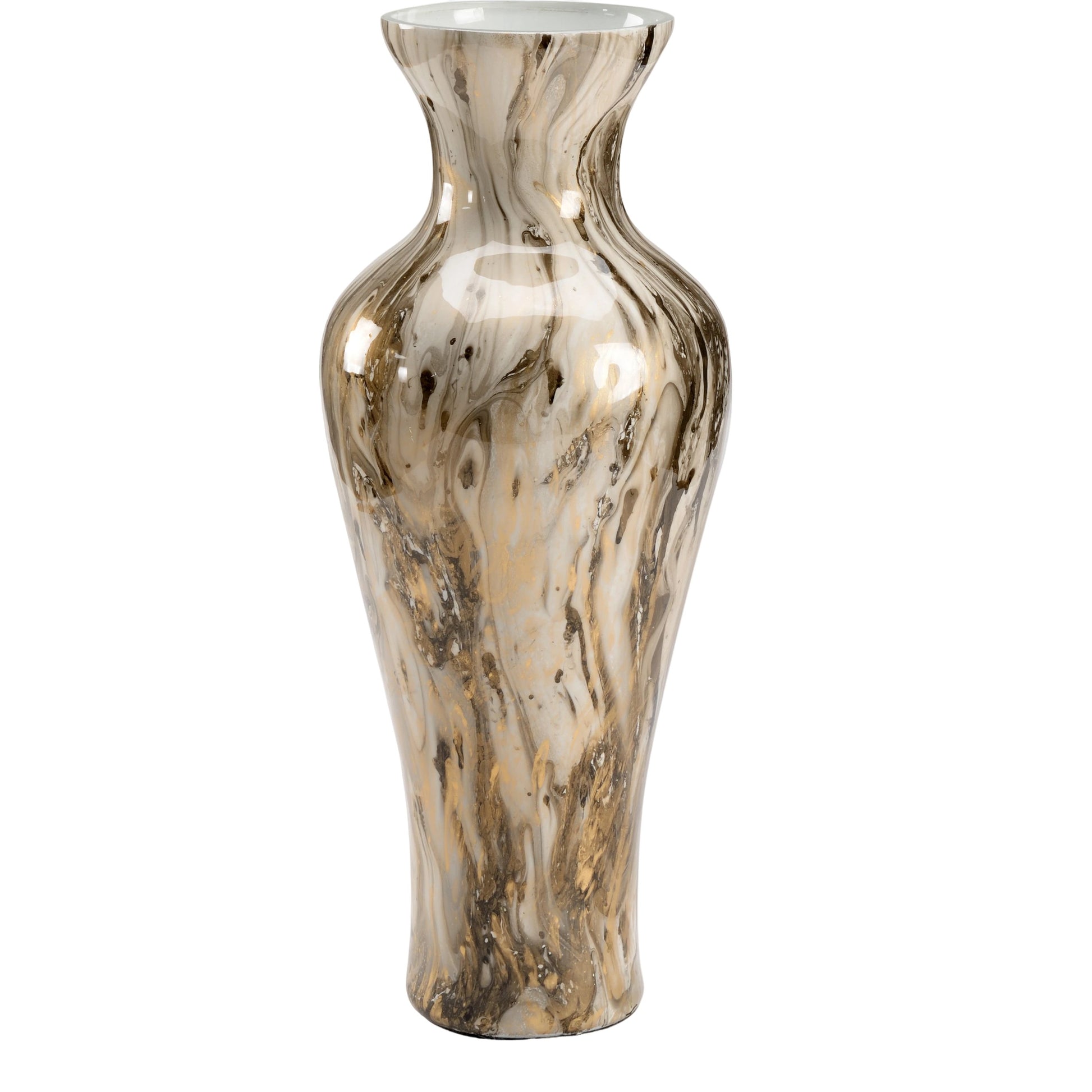 Calacatta Gold Vase by Wildwood. Made from unique in a transitional style.