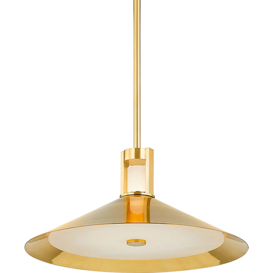 Clermont Pendant by Hudson Valley. Made from steel in a unique style.