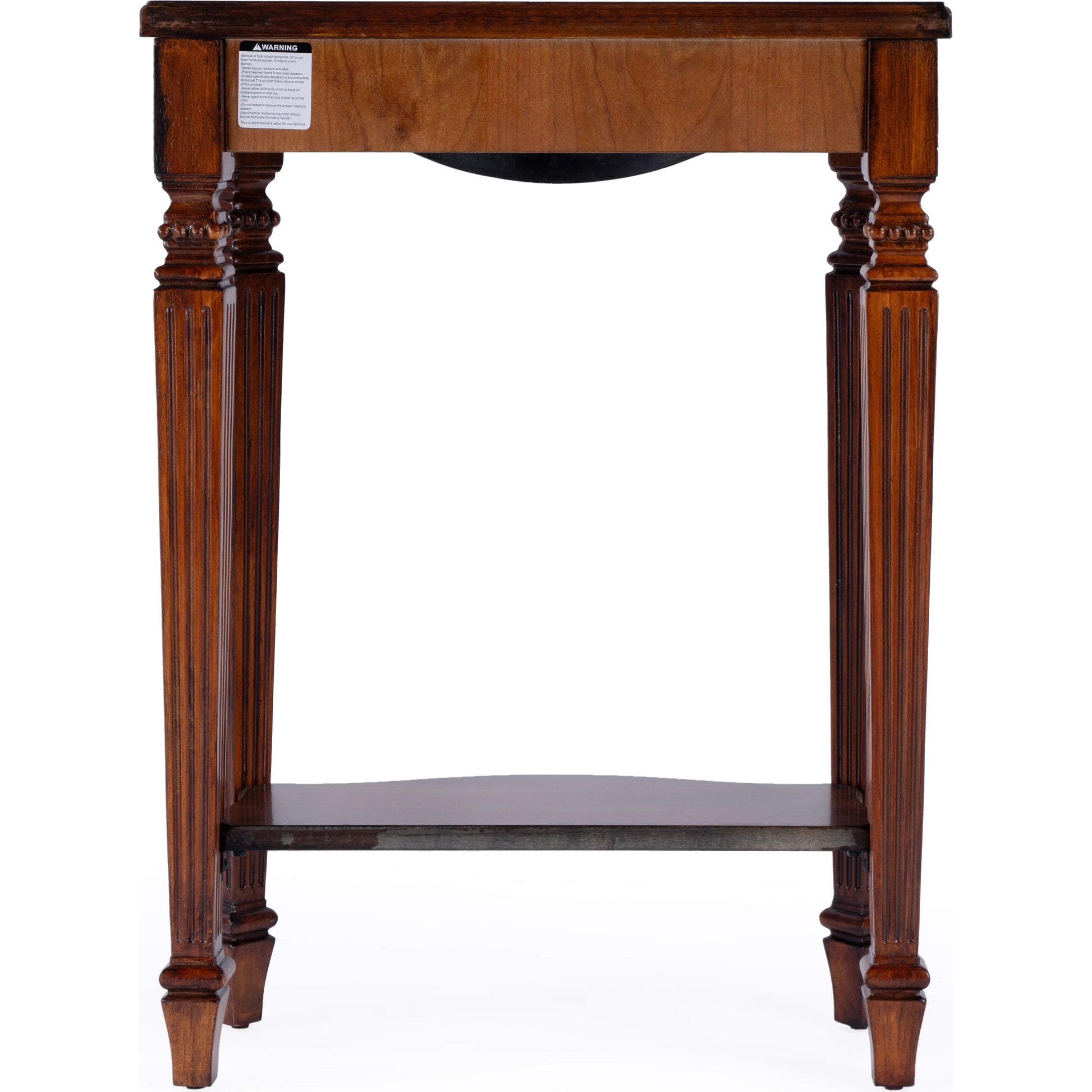 Cheshire Console Table by Butler Specialty Company. Made from poplar, resin, cherry veneer and fiberboard in a traditional style.