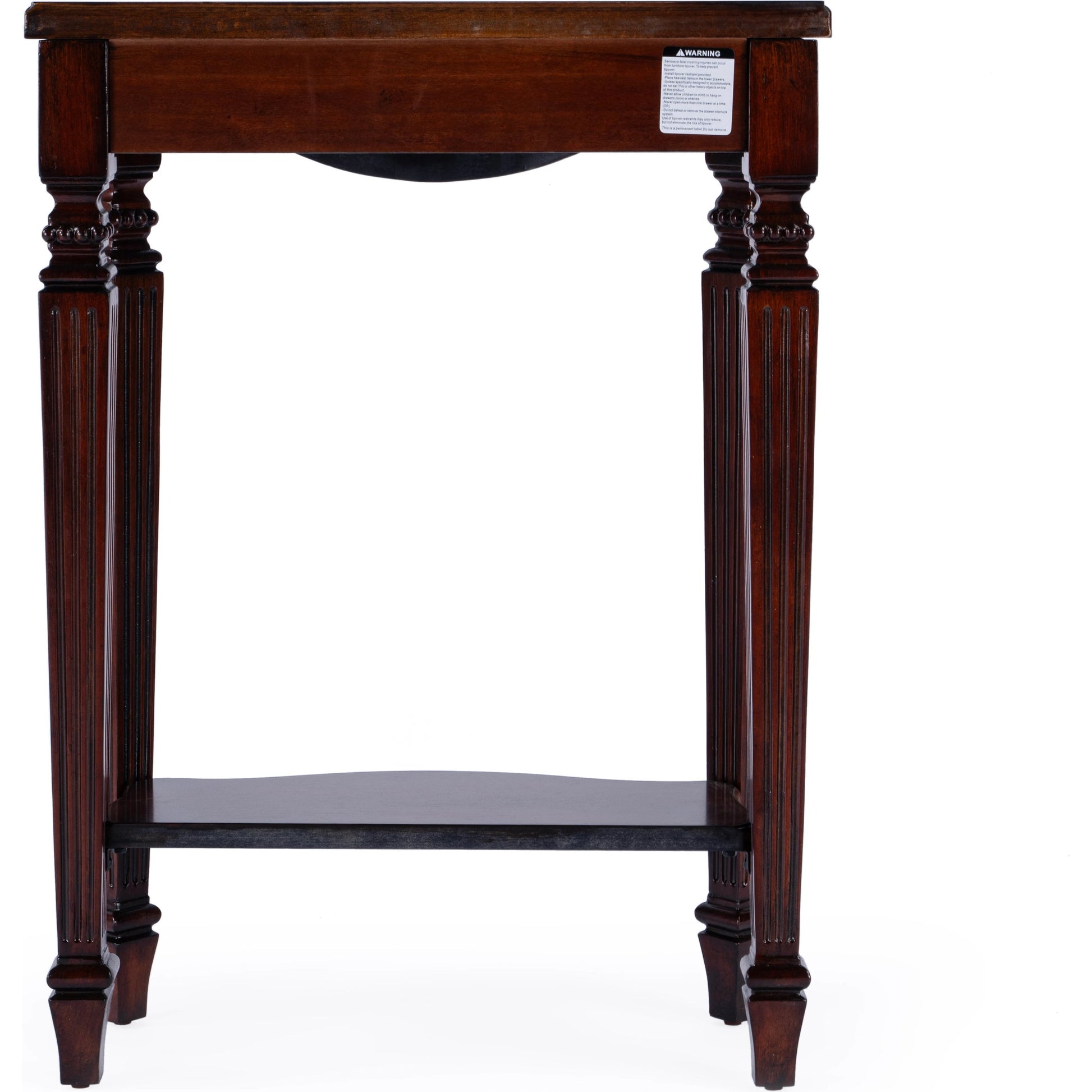 Cheshire Console Table by Butler Specialty Company. Made from poplar, resin, cherry veneer and fiberboard in a traditional style.