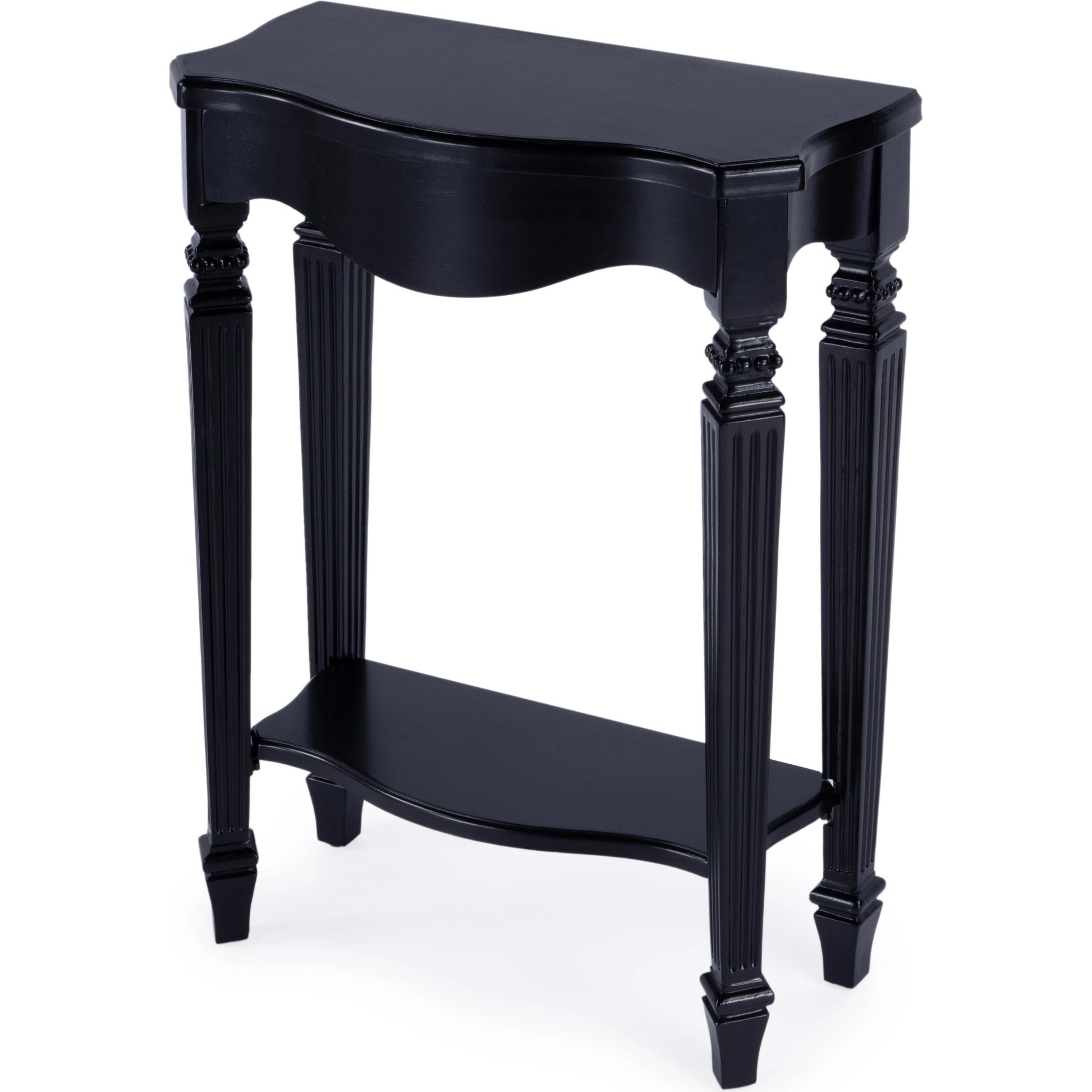Cheshire Console Table by Butler Specialty Company. Made from poplar, resin, cherry veneer and fiberboard in a traditional style.