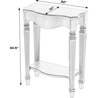 Cheshire Console Table by Butler Specialty Company. Made from poplar, resin, cherry veneer and fiberboard in a traditional style.