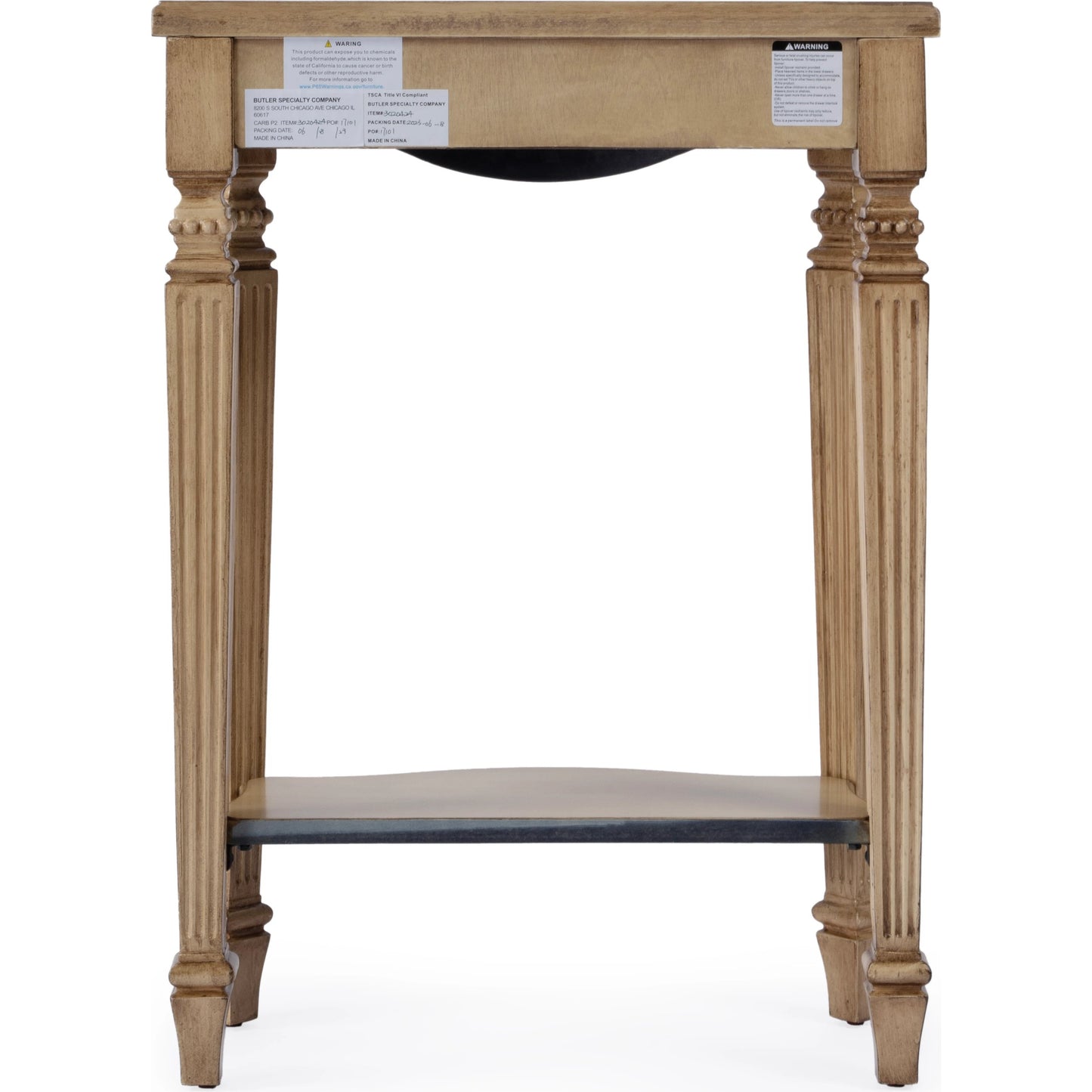 020 SI-2155838 | Additional Silo | Cheshire Console Table by Butler Specialty Company. Made from poplar, resin, cherry veneer and fiberboard in a traditional style.