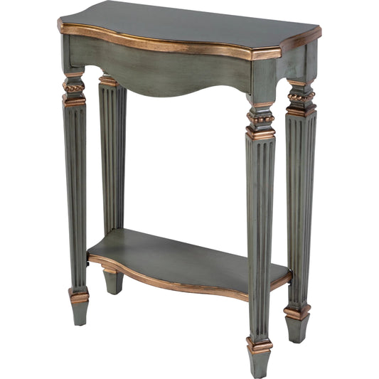 Cheshire Console Table by Butler Specialty Company. Made from fiberboard, resin, poplar wood, cherry veneer in a unique style.