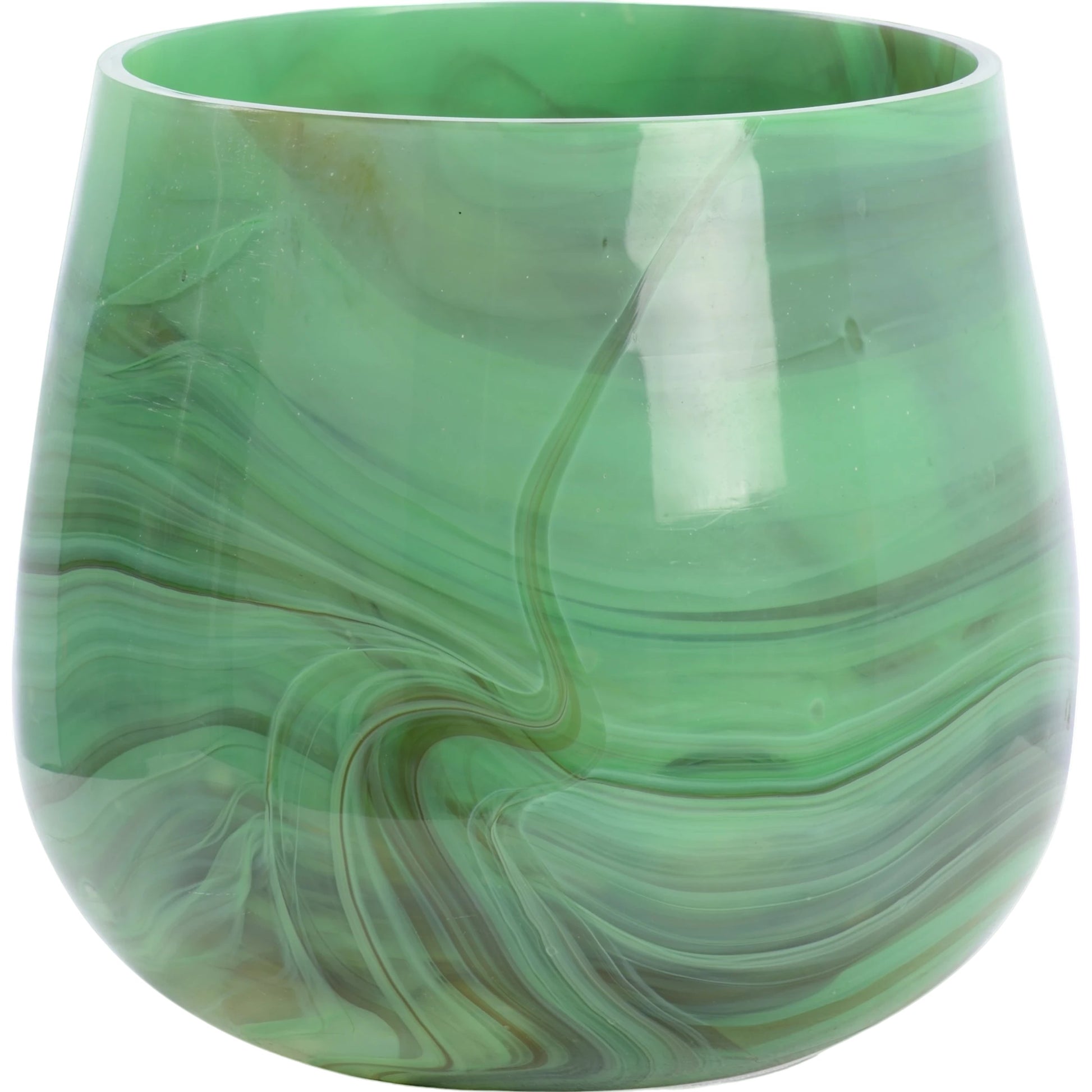 Berilo Vase by Wildwood in green. Made from unique in a modern style.