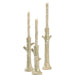 Faux Bois Candlesticks by Wildwood. Made from ceramic in a traditional style.