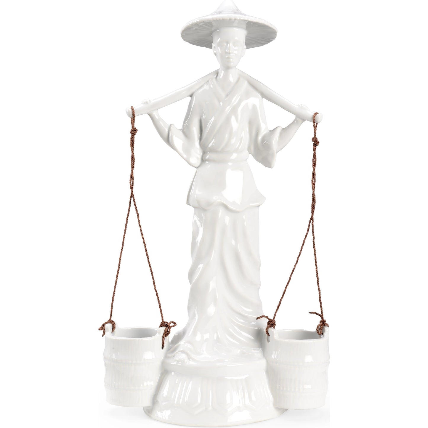 002 SI-2104908 | Additional Silo | Indochine by Wildwood in white glaze. Made from ceramic in a modern style.