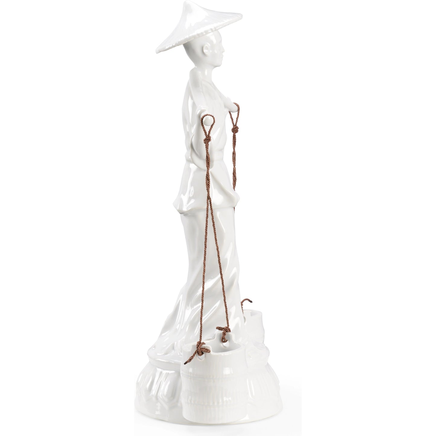 003 SI-2104908 | Additional Silo | Indochine by Wildwood in white glaze. Made from ceramic in a modern style.