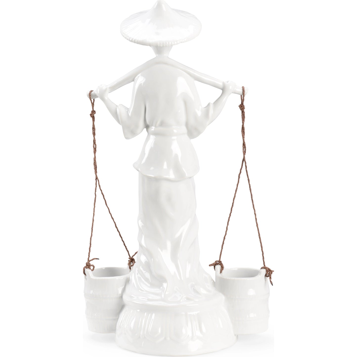 004 SI-2104908 | Additional Silo | Indochine by Wildwood in white glaze. Made from ceramic in a modern style.