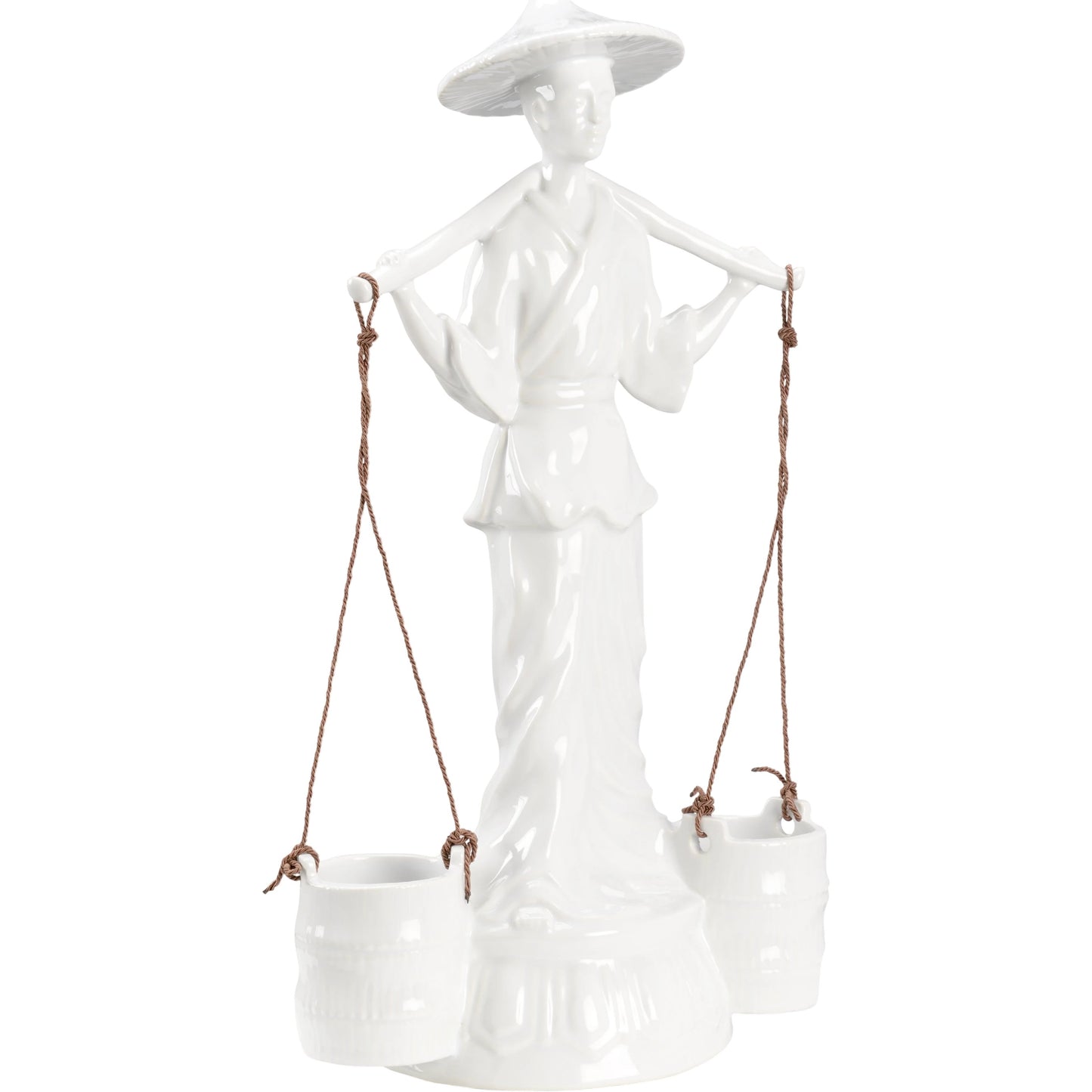 001 SI-2104908 | Primary Silo | Indochine by Wildwood in white glaze. Made from ceramic in a modern style.