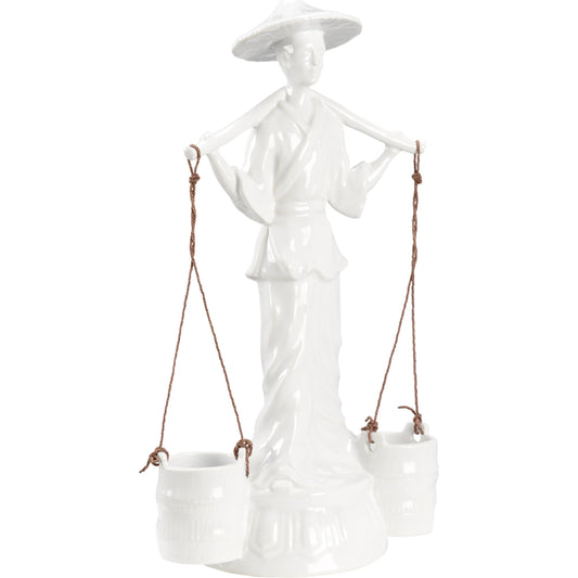 Indochine by Wildwood in white. Made from ceramic in a modern style.