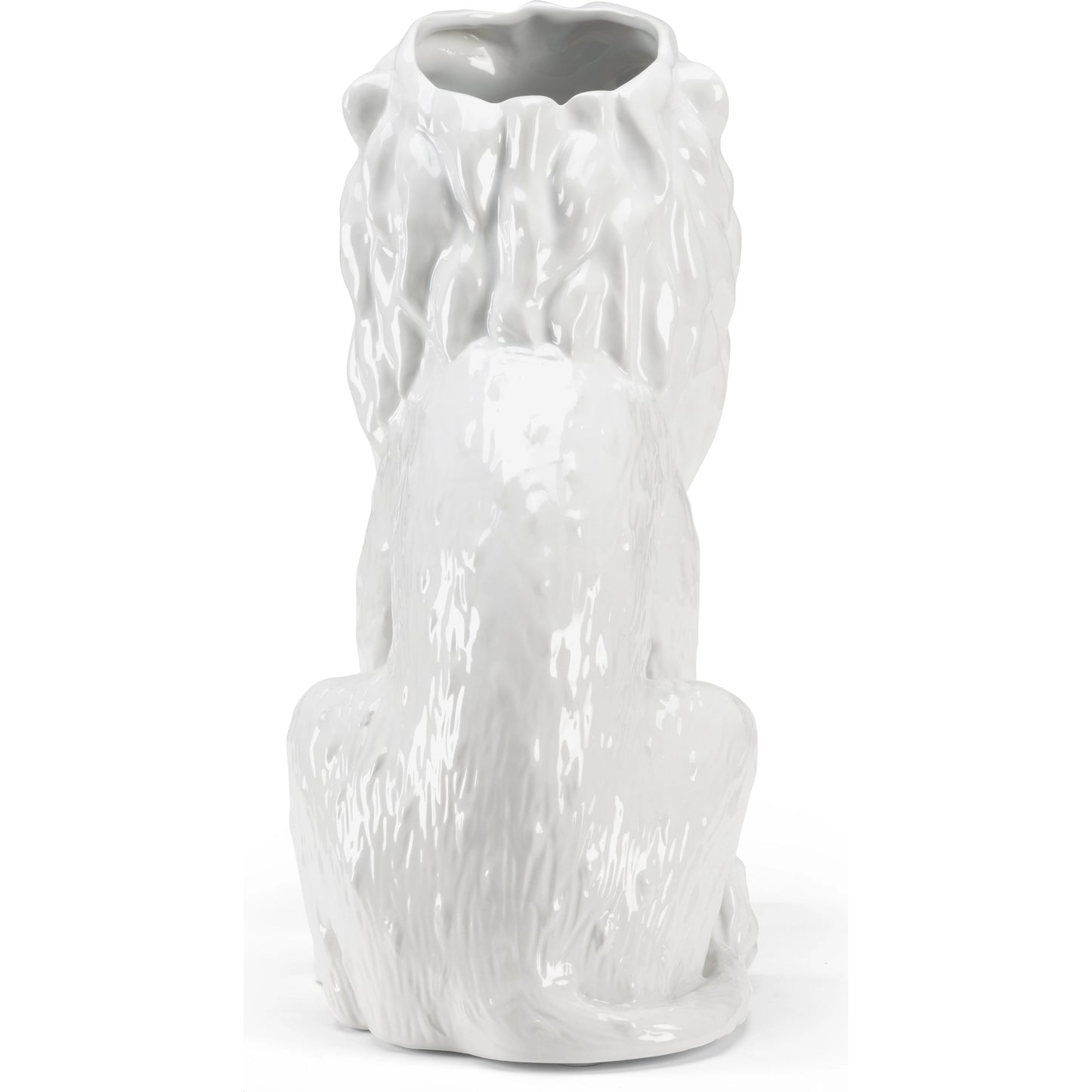 004 SI-2104910 | Additional Silo | Daniel Planter by Wildwood in white glaze. Made from ceramic in a modern style.