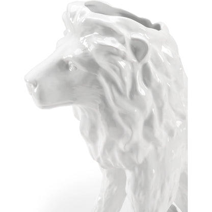 Daniel Planter by Wildwood in white glaze. Made from ceramic in a modern style.