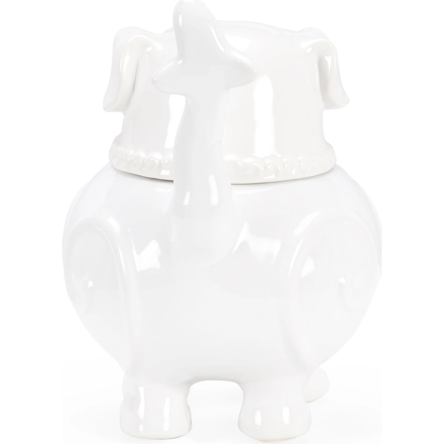 004 SI-2104911 | Additional Silo | Smokin' Joe Incense Burner by Wildwood in white glaze. Made from ceramic in a modern style.