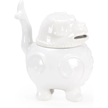 Smokin' Joe Incense Burner by Wildwood in white glaze. Made from ceramic in a modern style.