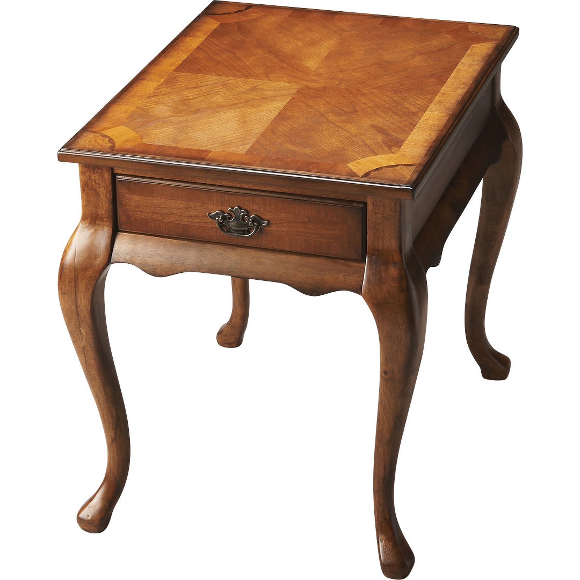 Grace End Table by Butler Specialty Company. Made from rubberwood, mdf, cherry, maple, walnut veneers in a traditional style.