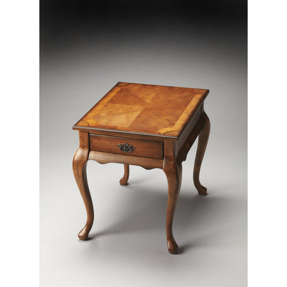 Grace End Table by Butler Specialty Company. Made from rubberwood, mdf, cherry, maple, walnut veneers in a traditional style.