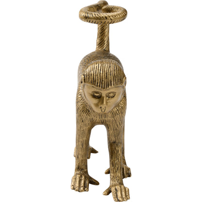 Monkey Business by Wildwood in antique brass. Made from aluminum in a modern style.