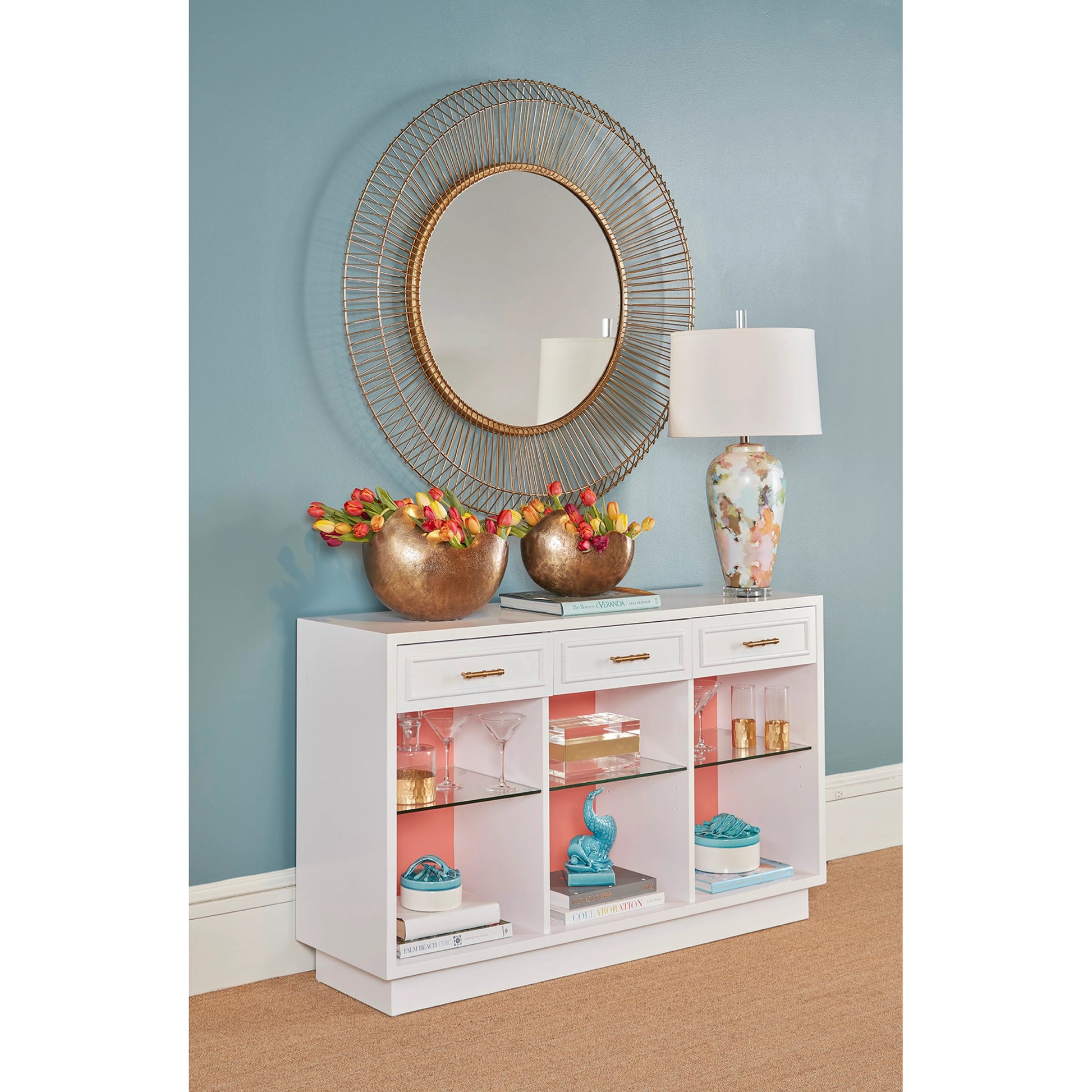 Monkey Business by Wildwood in antique brass. Made from aluminum in a modern style.