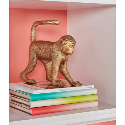 Monkey Business by Wildwood in antique brass. Made from aluminum in a modern style.