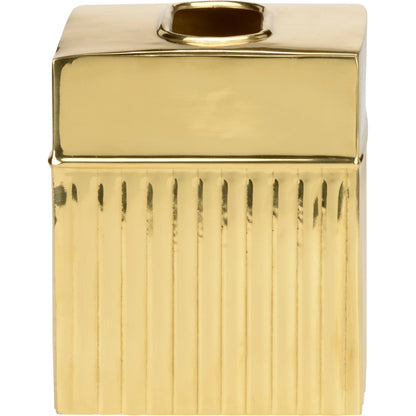 Wallace Tissue Box by Wildwood in polished nickel. Made from aluminum in a modern style.