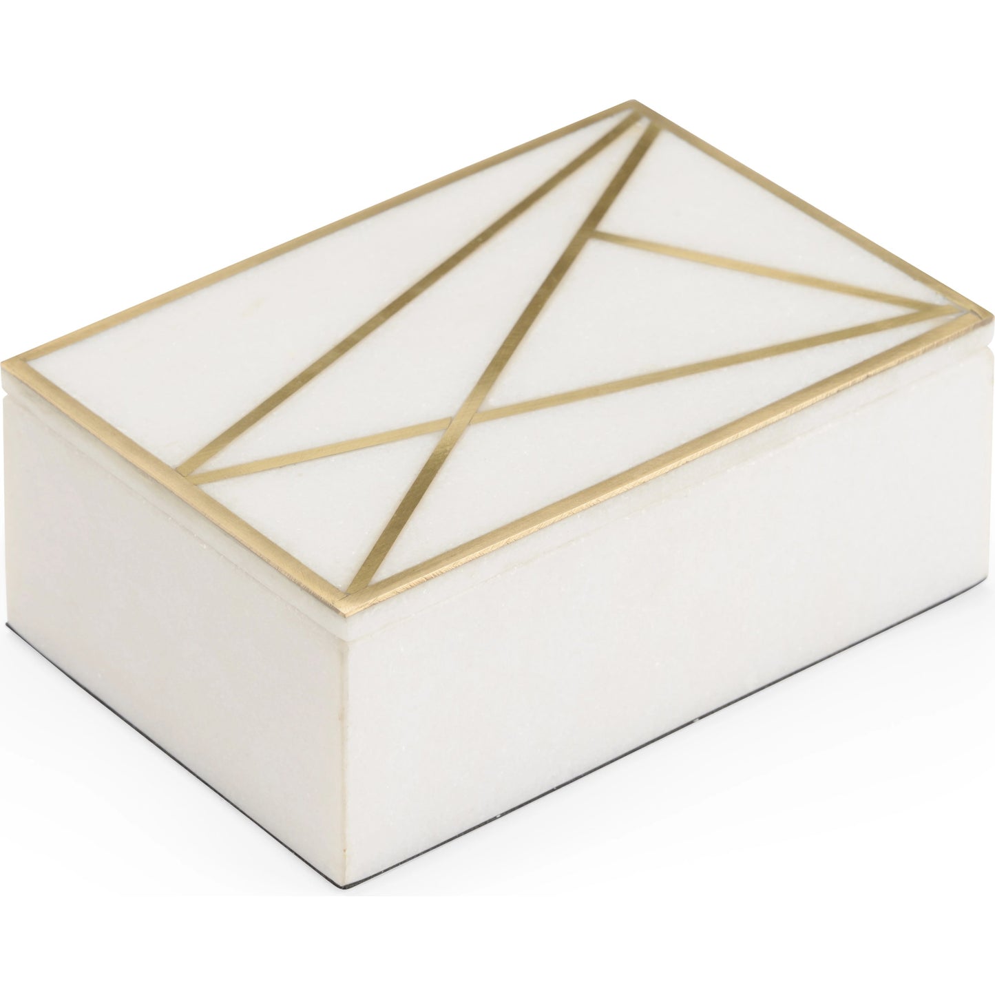 009 SI-2104958 | Additional Silo | Genesis Marble Box by Wildwood in natural white, antique gold. Made from marble/metal in a modern style.