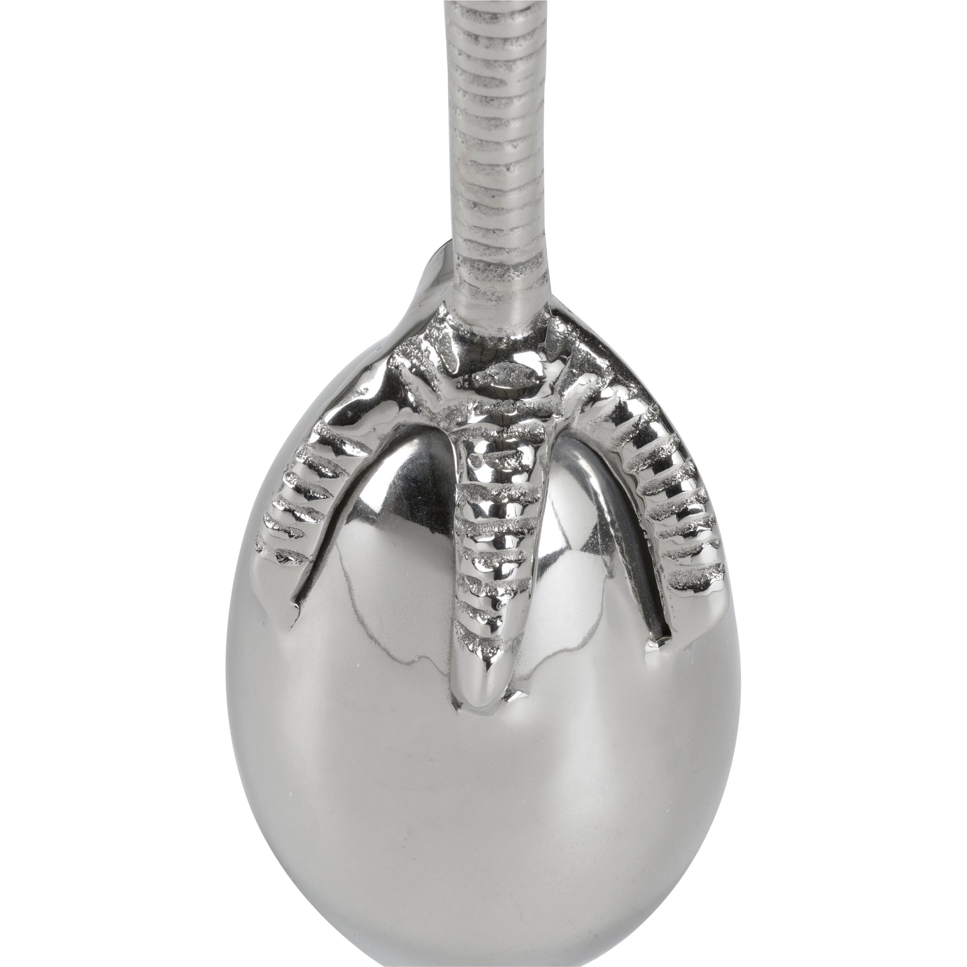 Talon Candleholders by Wildwood in polished nickel. Made from brass in a modern style.